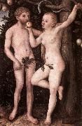 CRANACH, Lucas the Elder Adam and Eve 05 oil painting